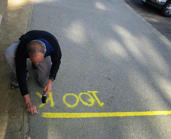 Re-marking the finish line