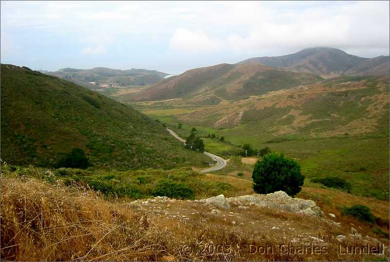 Heading into the Marin Headlands