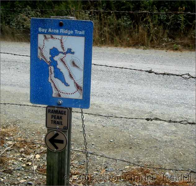 EBMUD land, Ramage Peak Trail