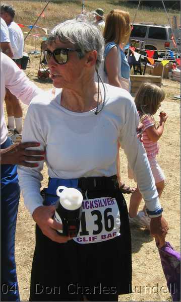 Helen Klein looking pretty fresh after her 50K