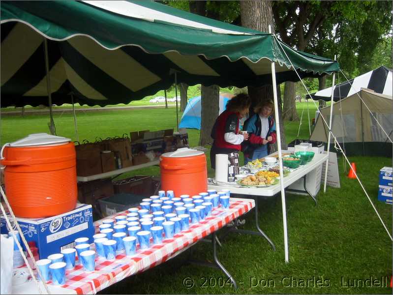 Food and drink tent