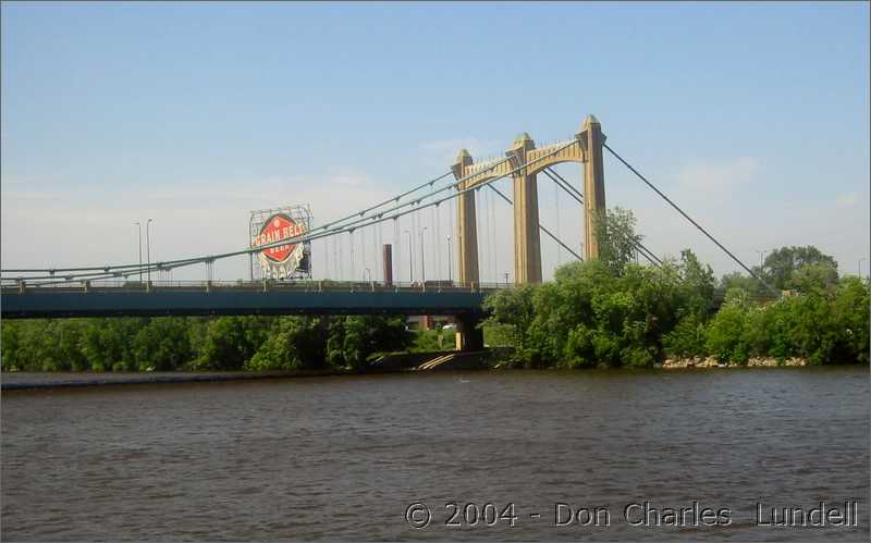 Monday walk by the Mississippi -- Hennepin Ave Bridge