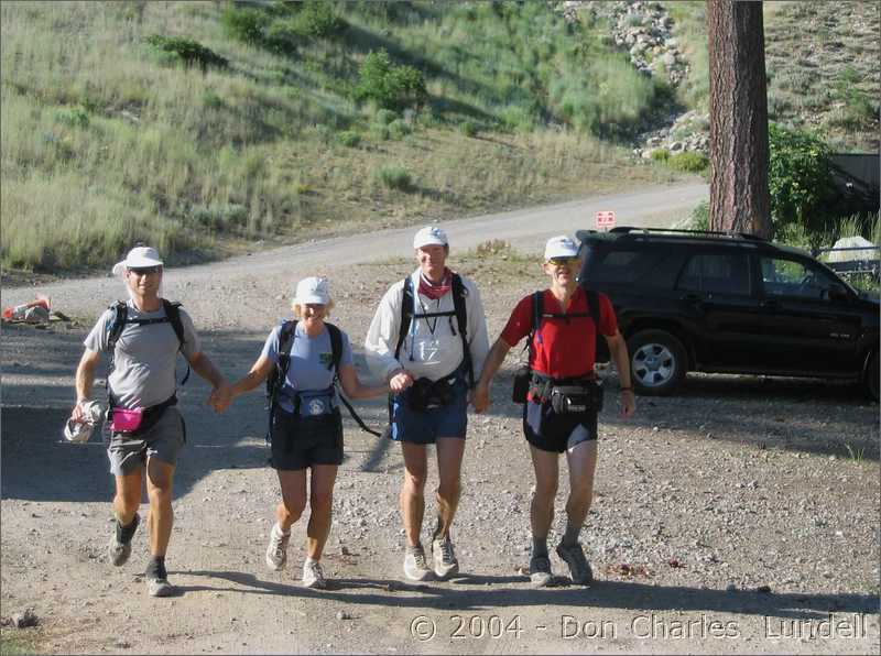 Crossing the WS100 start line