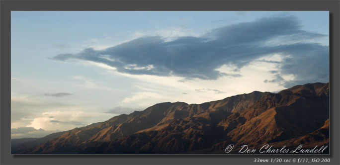 Late afternoon near Lone Pine