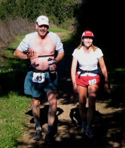 George Miller and Gillian (George's first 50K)