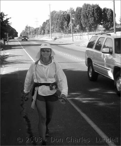 Gillian on Petaluma Adobe Road