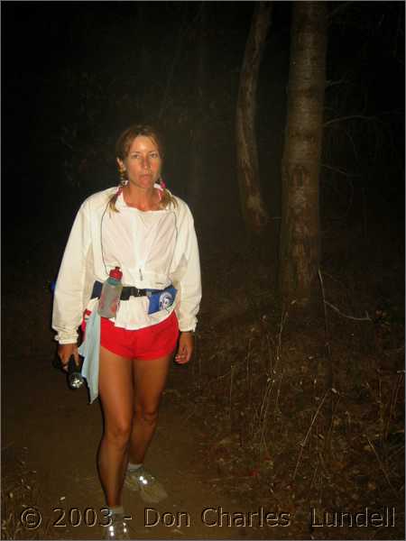 A tired Gillian in Annadel State Park