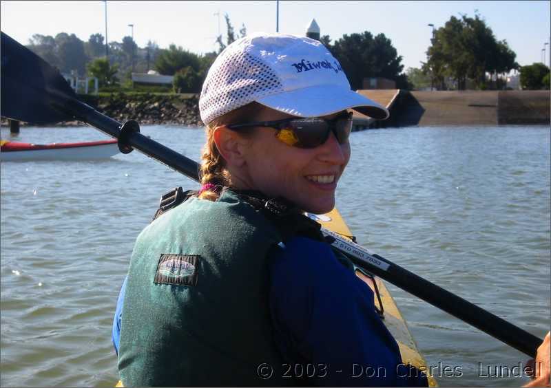 Gillian loves this kayaking stuff