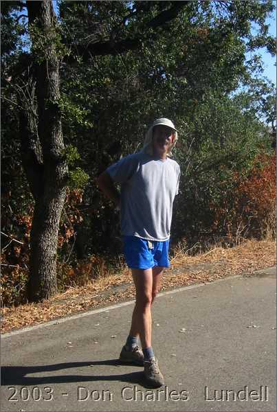 George at the start of Crothers Road