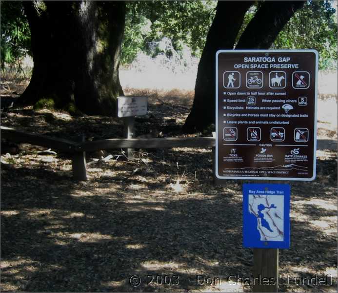 Saratoga Gap Open Space