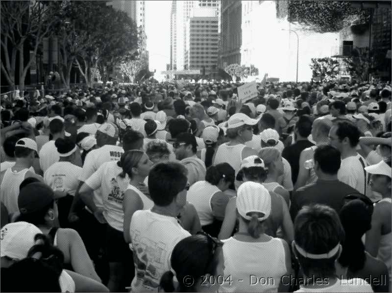 Sea of runners