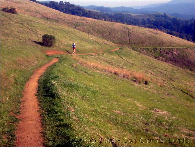 Back through Russian Ridge