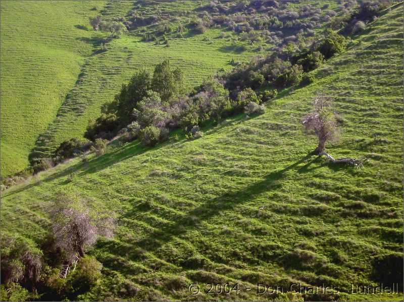 Across the valley