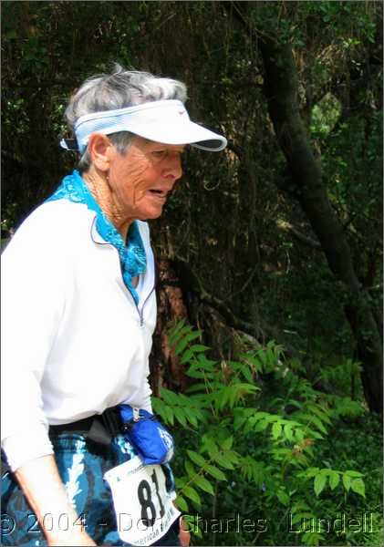 Legend Helen Klein (who finished in 12:31:59)