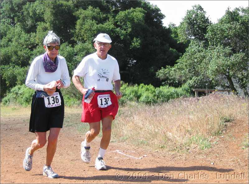 Helen with Norm in tow