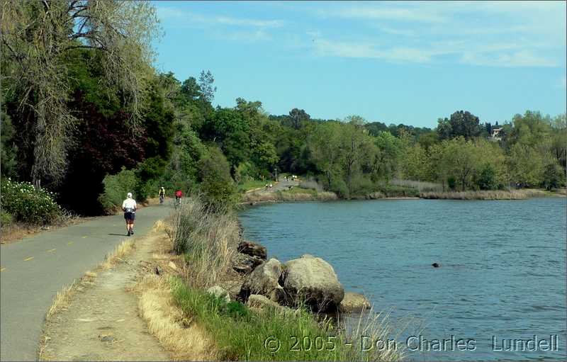 Along Lake Natoma