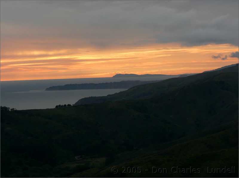 Sunset over Point Reyes