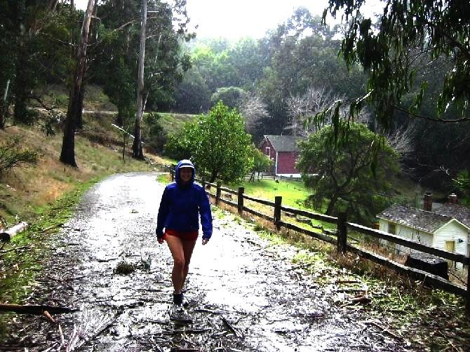 Gillian Running Through Camp Reynolds