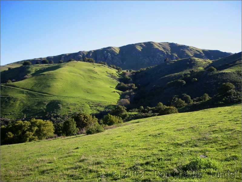 Looking back toward Mission Peak