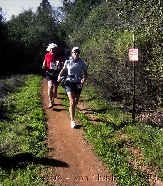 Cruising down the trail