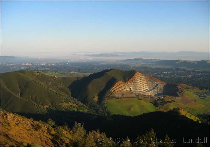 Looking toward Napa and the Delta