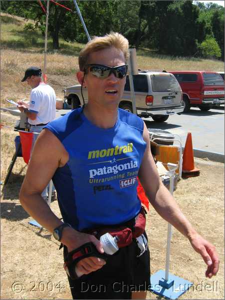 Kevin Sawchuck finishing the 50 miler