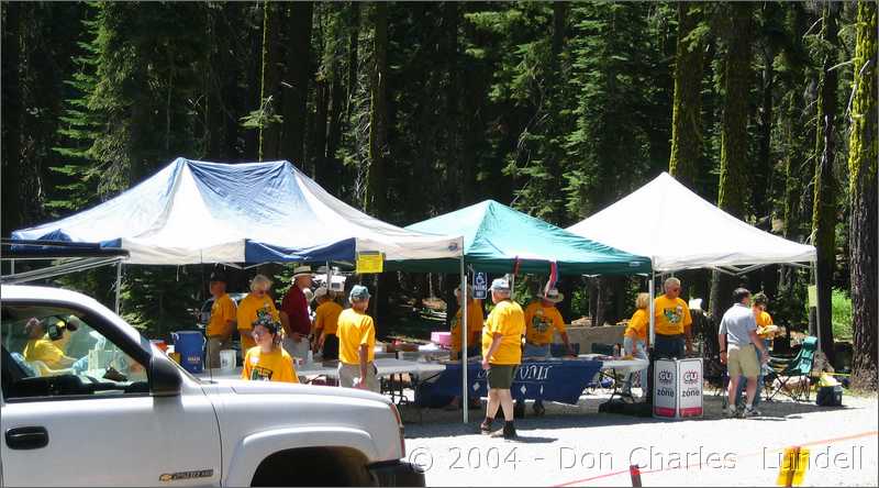 Busy aid station