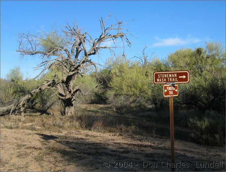 Trail intersection