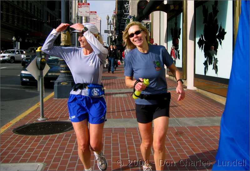 Running past Union Square