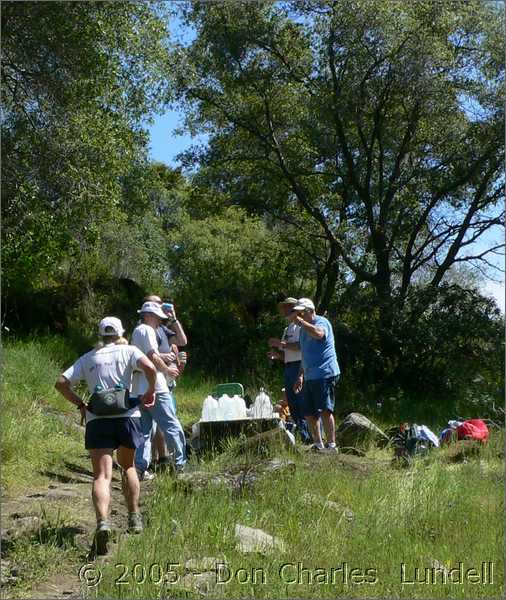 Buzzard's Cove aid station