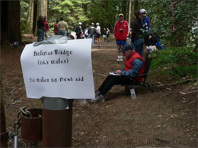 Bolinas Ridge aid station