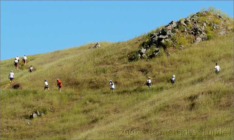 Below the summit