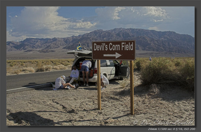 Foot repair at Devil's Cornfield