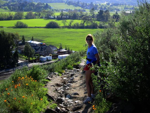 Descending Stile Ranch switchbacks