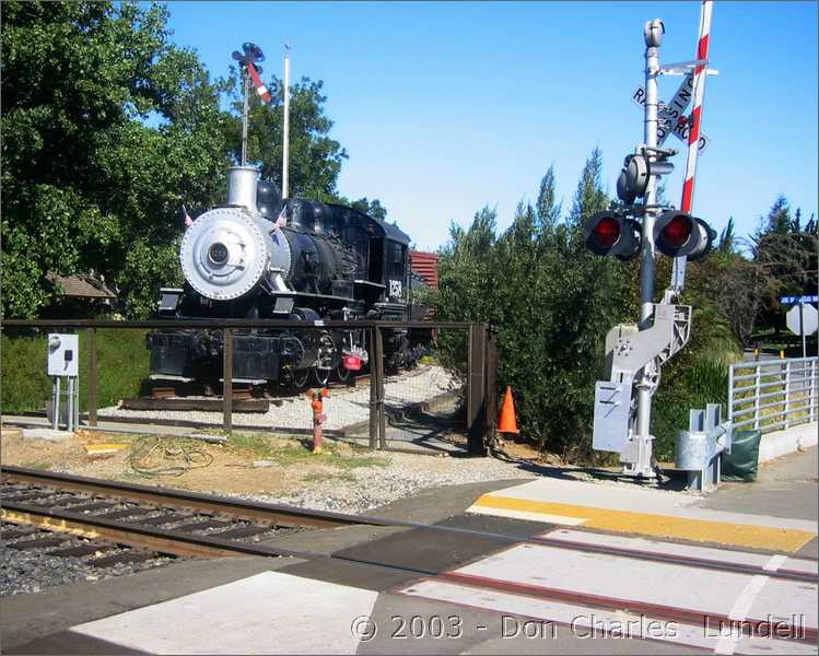 Old steam train in Martinez