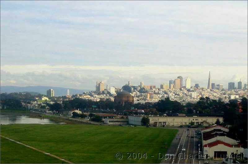 Looking back toward downtown