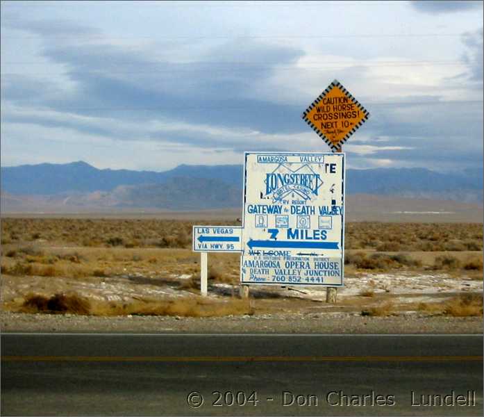 We leave Hwy 190 for State Line Road