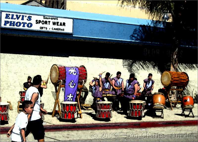 Taiko drummers