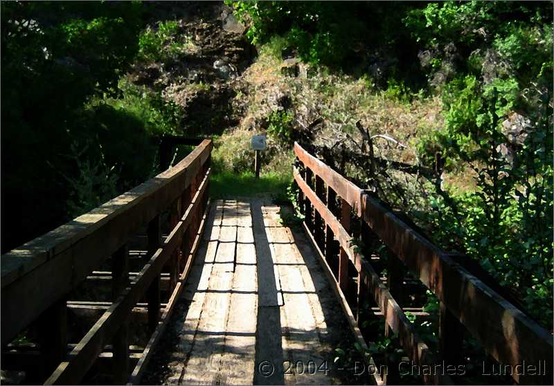 Wooden bridge