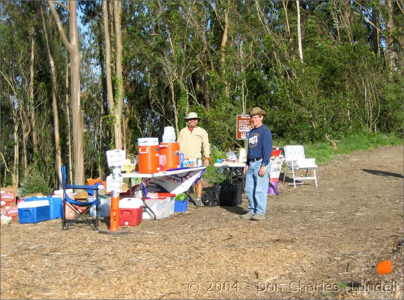 Highway 1 aid station