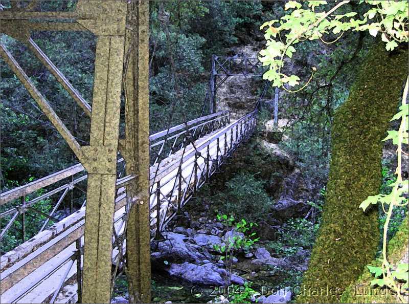 The swinging bridge