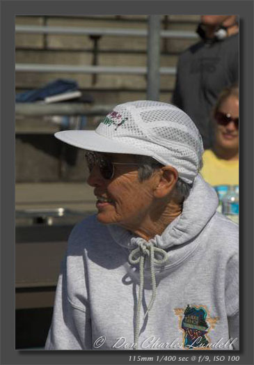 Helen in her ZombieRunner hat