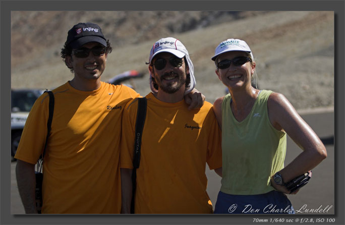 Gillian with the Injinji dudes